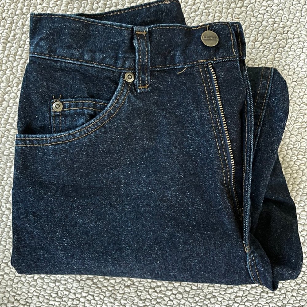LLBean *mom* jeans